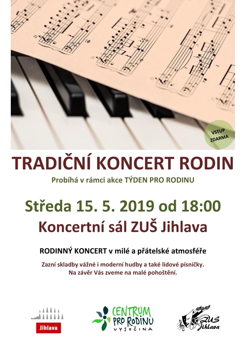 centrum pro rodinu koncert rodin