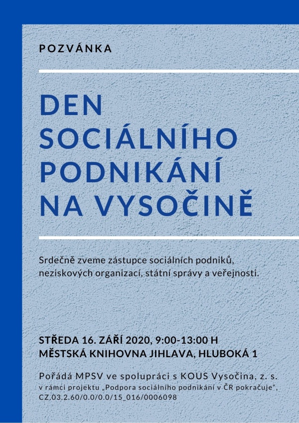 Den sociálního podnikání 2020 1