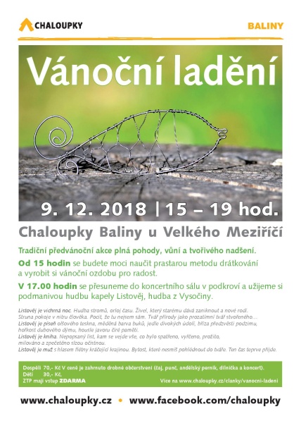 chaloupky vanocni ladeni